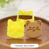 Dog Face Cookie Cutter and Stamp
