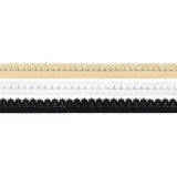 Five Yards 5/8"  Picot Edge Frilly Lace Elastic