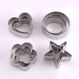 3 Piece Mini Gingerbread Cookie Cutter Set