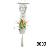 Handmade Indoor Outdoor Cotton  Macrame Plant Hangers
