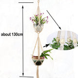 Handmade Natural Cotton Macrame Plant Hanger