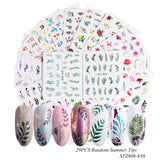 Water Transfer Nail Decal Collection of up to 40 Sheets in Your Choice of Several Themes