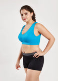 Comfortable Seamless Wireless Lounging Bra with Removable Pads and Wide Shoulder Straps