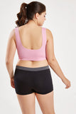 Comfortable Seamless Wireless Lounging Bra with Removable Pads and Wide Shoulder Straps