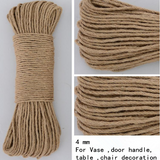 Natural Handmade Jute Rope in Varied Weights