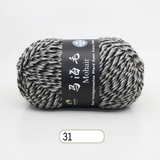 Mohair Wool Marled Tweed Yarn 100 g