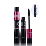 Black Waterproof Mascara with Silk Fiber Base for Long Luxurious Lashes