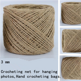 Natural Handmade Jute Rope in Varied Weights
