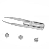 Stainless Steel Tweezers with LED Light