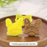 Dog Face Cookie Cutter and Stamp