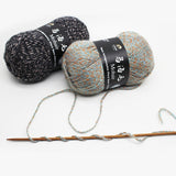 Mohair Wool Marled Tweed Yarn 100 g