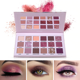 Romantic Rose Gold Palette with 18 Matte and Shimmery Shades