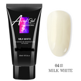 Jelly and Opaque Polyacrylic Gel Nail Builder for  UV/LED Cured Overlays and Extensions