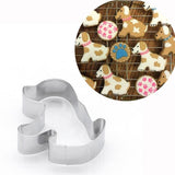 Stainless Steel Cookie Cutters: Bone, Dog, Rabbit, Carrot