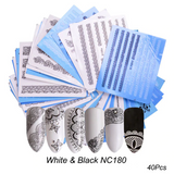 C19 Nail Art Decals in Your Choice of Designs