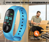 Smart Watch Monitors BLOOD OXYGEN, SLEEP, Heart Rate, Blood Pressure in Addition to Standard Fitness and Social Functions