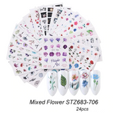 C19 Nail Art Decals in Your Choice of Designs