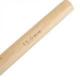 Set of 4 Bamboo Crochet Hooks Size US P-Z (15-30mm)
