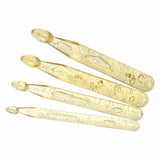 Thirteen Piece Crochet Hook Set of Acrylic Thermoplastic Polymer in Sizes 3 mm- 20mm