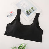 Seamless Rayon Lycra Stretch Vented Mesh Bra with Removable Pads