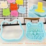Dog Face Cookie Cutter and Stamp