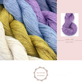 Exquisite 100% Linen Yarn with Over 300 Yards per Hank