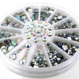 Box of Flat Backed Crystals for Nail Art or Other DIY Crafts