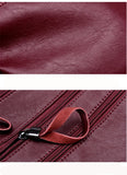 Soft  Sheepskin Handbag with Handy Pockets and Adjustable Shoulder Strap