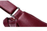 Soft  Sheepskin Handbag with Handy Pockets and Adjustable Shoulder Strap