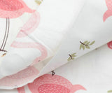 Flamingo Print 100% Cotton Broadcloth