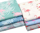 Flamingo Print 100% Cotton Broadcloth