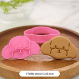 Dog Face Cookie Cutter and Stamp