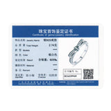 Charming Crystal Pave Bow Sterling Silver Ring