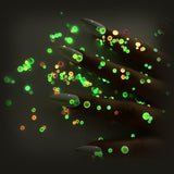 Glow in the Dark  Rhinestone Nail Art