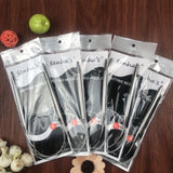 Set of 5 Stainless Steel Circular Knitting Needles Sized 10-15 US (6-10 mm) in Choice of Lengths 17-47 in (43-120cm)