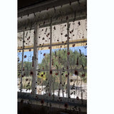 Floral Embroidered Sheer Tulle Fabric