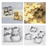 Puzzle Piece Stainless Steel Cookie Cutters