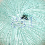 FIVE Balls of Sequin Flash Wool Blend Yarn