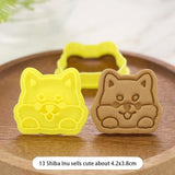 Dog Face Cookie Cutter and Stamp