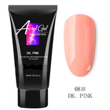 Jelly and Opaque Polyacrylic Gel Nail Builder for  UV/LED Cured Overlays and Extensions