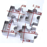 Puzzle Piece Stainless Steel Cookie Cutters