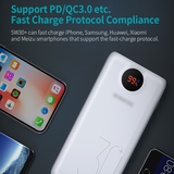 Essential Portable 30000mAh PD QC 3.0 Quick Charge Power Bank for Phones and Other Electronics