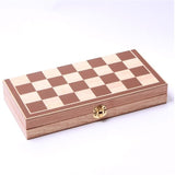 Folding Wooden International Chess Set