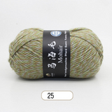 Mohair Wool Marled Tweed Yarn 100 g