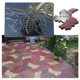 Butterfly Shape Plastic Concrete Garden Path Mold - Paving Molds