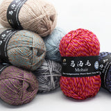 Mohair Wool Marled Tweed Yarn 100 g