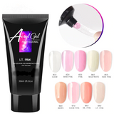 Jelly and Opaque Polyacrylic Gel Nail Builder for  UV/LED Cured Overlays and Extensions