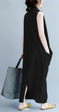 Loosely Draped Rayon Maxi Dress