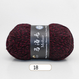 Mohair Wool Marled Tweed Yarn 100 g