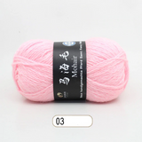 Mohair Wool Marled Tweed Yarn 100 g